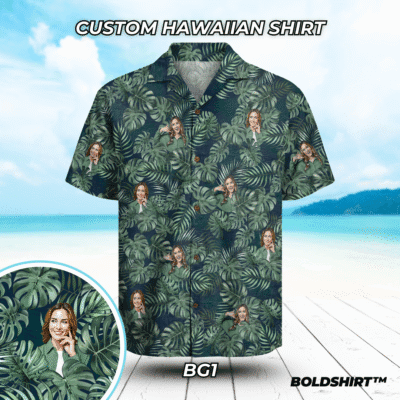 Personalized Hawaiian Shirt With Faces – Mom Portrait
