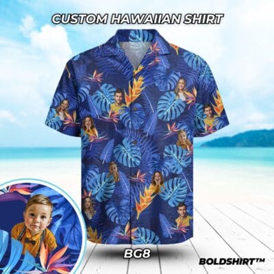 Personalized Hawaiian Shirt With Faces – Family