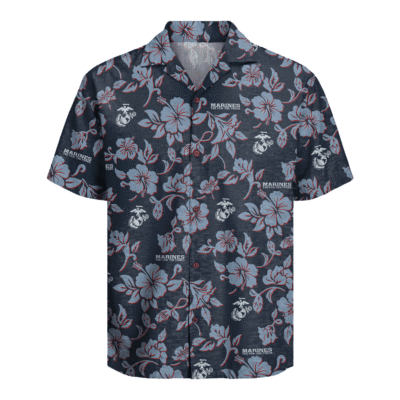 US Marine Corps 250th Years Of Service Hawaiian Shirt