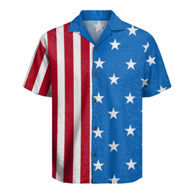 Vertical Flag Hawaiian Shirt