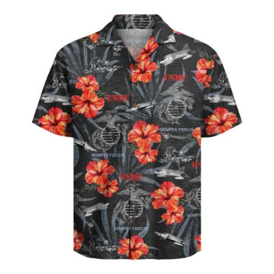 US MARINE 250th Years Of Service Hawaiian Shirt