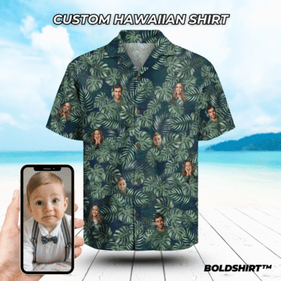 Personalized Hawaiian Shirt With Faces – Forest Jungle