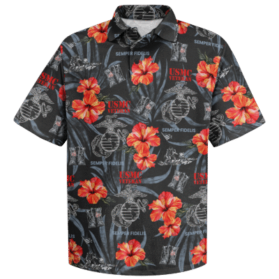US MARINE VETERAN 250th Years Of Service Polo Shirt