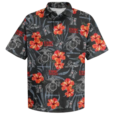 US MARINE VETERAN 250th Years Of Service Polo Shirt