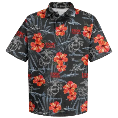 US MARINE VETERAN 250th Years Of Service Polo Shirt