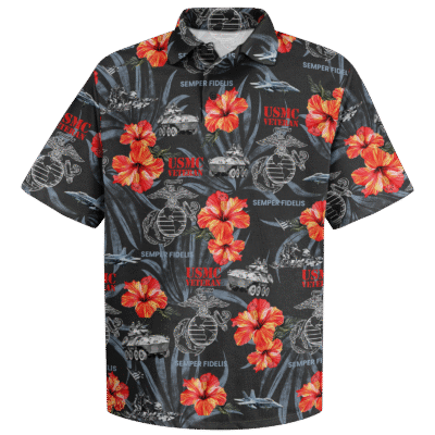 US MARINE VETERAN 250th Years Of Service Polo Shirt