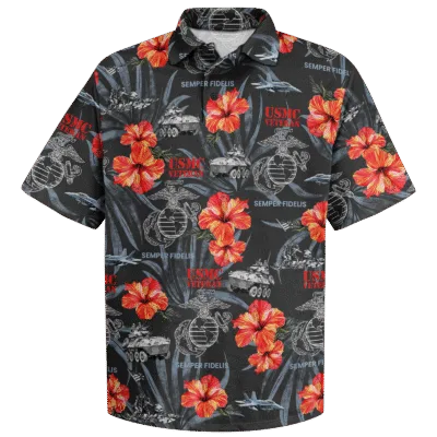 US MARINE VETERAN 250th Years Of Service Polo Shirt