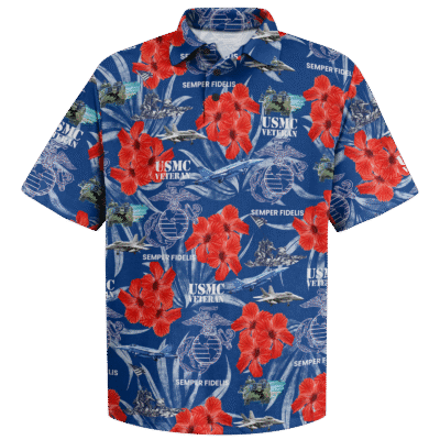 US MARINE VETERAN 250th Years Of Service Polo Shirt