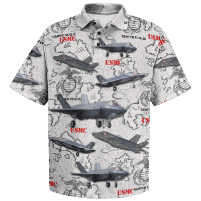 US MARINE 250th Years Of Service Polo Shirt