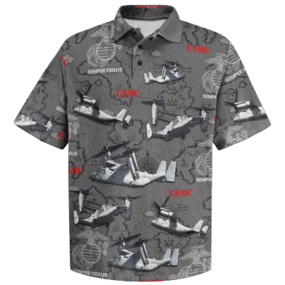 US MARINE 250th Years Of Service Polo Shirt