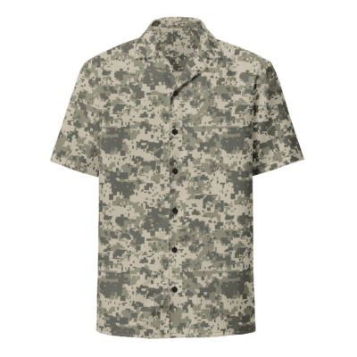 Unique Digital Camo Hawaiian Shirt