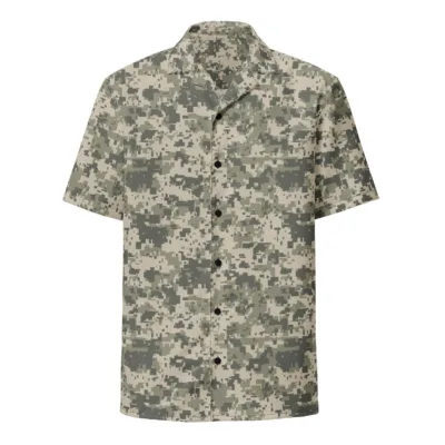 Unique Digital Camo Hawaiian Shirt