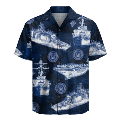 US Navy 250th Years Of Service Hawaiian Shirt