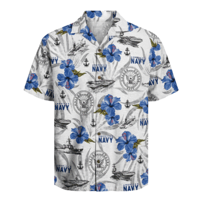 US Navy 250th Years Of Service Hawaiian Shirt