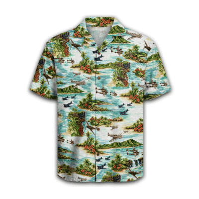WWII Planes Hawaiian Shirt