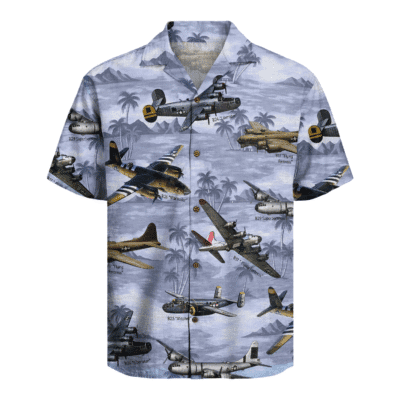 Patriotic Bombers Hawaiian Shirt