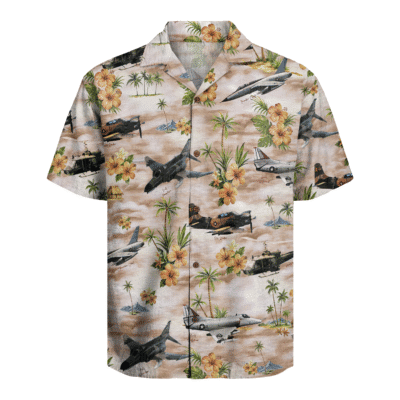 Vietnam Aircraft Hawaiian Shirt