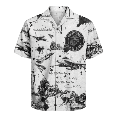 US MARINE 250th Years Of Service Hawaiian Shirt