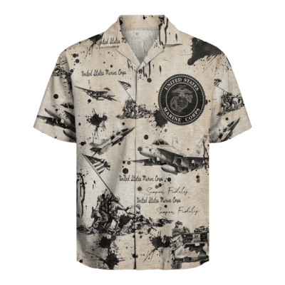US MARINE 250th Years Of Service Hawaiian Shirt