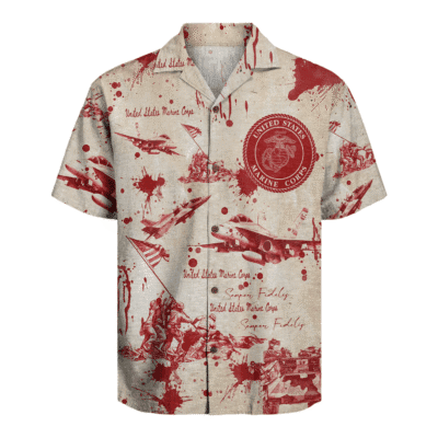 US MARINE 250th Years Of Service Hawaiian Shirt