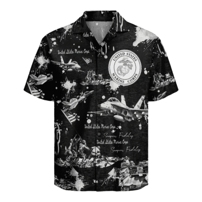 US MARINE 250th Years Of Service Hawaiian Shirt