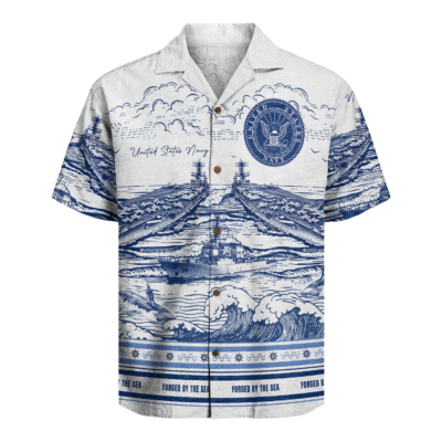 US Navy 250th Years Of Service Hawaiian Shirt