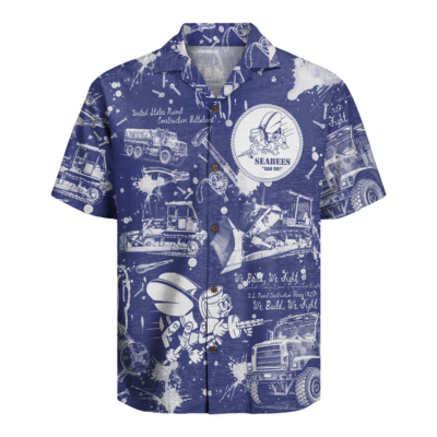 US Navy Seabees 250th Years Of Service Hawaiian Shirt