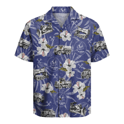 US Navy Seabees 250th Years Of Service Hawaiian Shirt