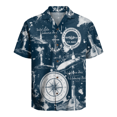 US Navy Submarine 250th Years of Service Hawaiian Shirt