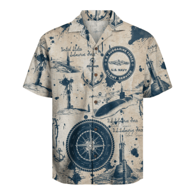 US Navy Submarine 250th Years of Service Hawaiian Shirt