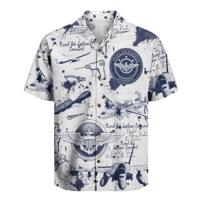 US Navy Navair 250th Years of Service Hawaiian Shirt