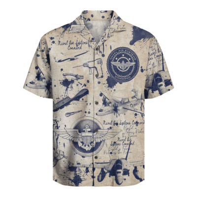 US Navy Navair 250th Years of Service Hawaiian Shirt
