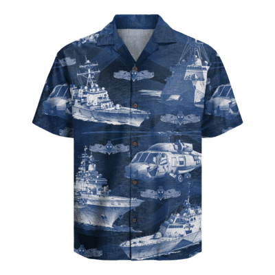 US Navy Surface Warfare Forces 250th Years of Service Hawaiian Shirt