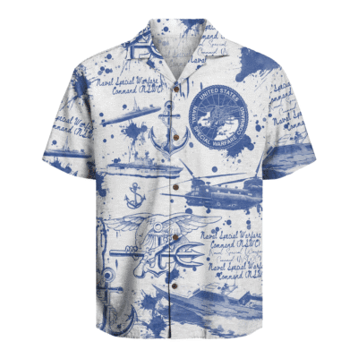 US Naval Special Warfare Command 250th Years of Service Hawaiian Shirt