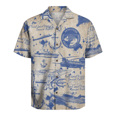 US Naval Special Warfare Command 250th Years of Service Hawaiian Shirt