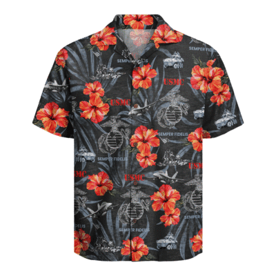 US MARINE 250th Years Of Service Hawaiian Shirt