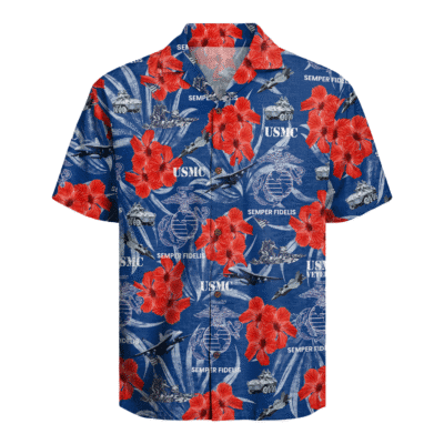 US MARINE 250th Years Of Service Hawaiian Shirt
