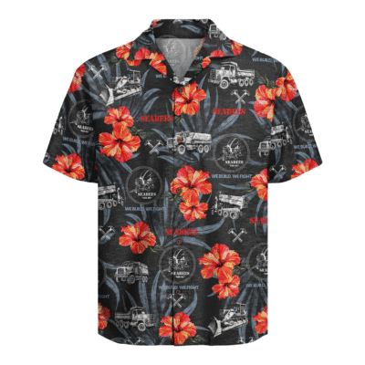 US Navy Seabees 250th Years Of Service Hawaiian Shirt