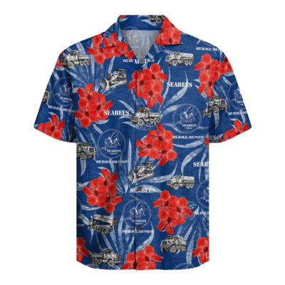 US Navy Seabees 250th Years Of Service Hawaiian Shirt