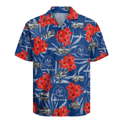 US Navy Seabees 250th Years Of Service Hawaiian Shirt