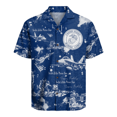 US MARINE 250th Years Of Service Hawaiian Shirt