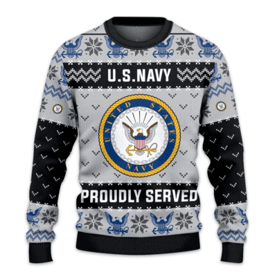 US NAVY 250th Years Of Service Lightweight Sweater Fleece Sweatshirt