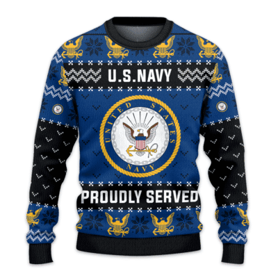 US NAVY 250th Years Of Service Lightweight Sweater Fleece Sweatshirt