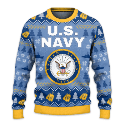 US NAVY 250th Years Of Service Lightweight Sweater Fleece Sweatshirt