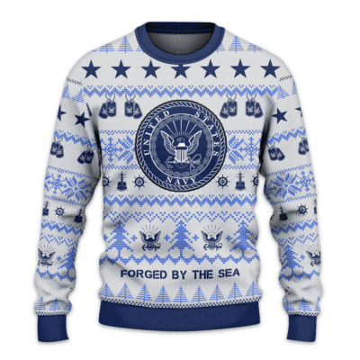 US NAVY 250th Years Of Service Lightweight Sweater Fleece Sweatshirt
