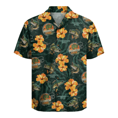 Largemouth Bass Tropical Fishing Hawaiian Shirt