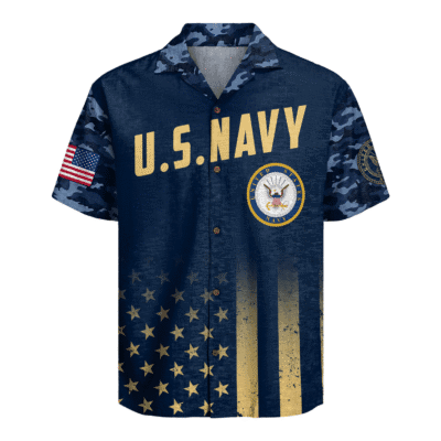 US Navy 250th Years Of Service Hawaiian Shirt