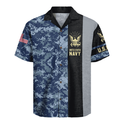 US Navy 250th Years Of Service Hawaiian Shirt