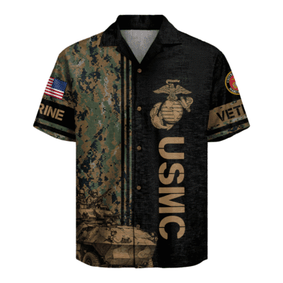 US MARINE 250th Years Of Service Hawaiian Shirt