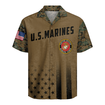 US MARINE 250th Years Of Service Hawaiian Shirt